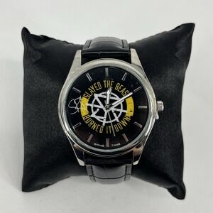 WWE Seth Rollins Slayed The Beast Watch Men's‎ Black Leather Band Game Time New